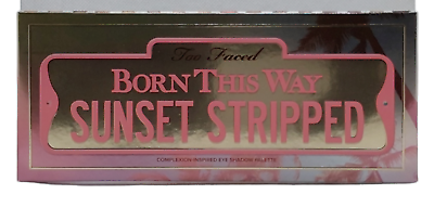 #ad Too Faced BORN THIS WAY Sunset Stripped Eye Shadow Palette New Fresh Full Size