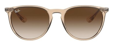 #ad New Ray Ban Women#x27;s Erika Round Sunglasses RB4171 Light Brown Gradient Brown