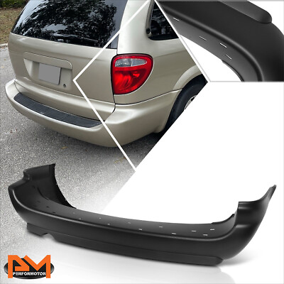 #ad For 05 07 Dodge Grand Caravan Factory Style Rear Bumper Cover w Exhaust Cutout