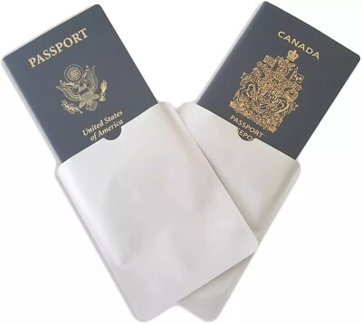 #ad 10 RFID Passport ID Sleeve Protector Blocking Safety Aluminum Shield Anti Theft