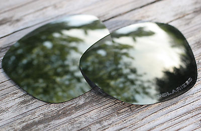 #ad Polarized Chrome Silver Mirrored Sunglass Lenses for Oakley Jupiter Grey Tint