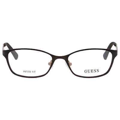 #ad Guess Demo Square Unisex Eyeglasses GU2563 002 49 GU2563 002 49