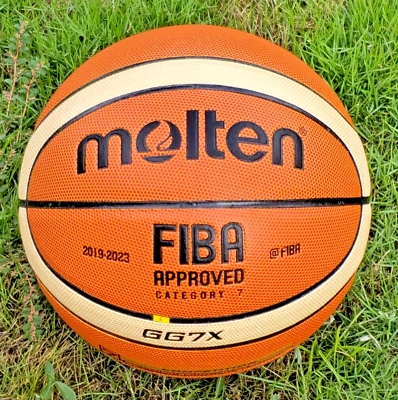#ad Basketball Ball Official Size 7 PU Leather Outdoor Game Match Molten GG7X