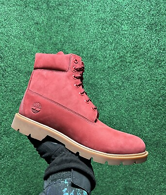 #ad Timberland Men’s 6quot; Premium Waterproof Boots Red SIZE 12
