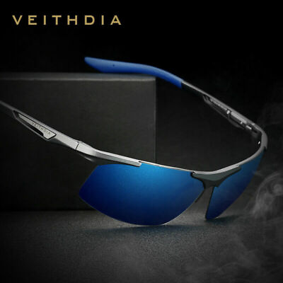 #ad VEITHDIA Aluminium Polarized Premium Sunglasses Men Outdoor Sunshade Goggles Hot