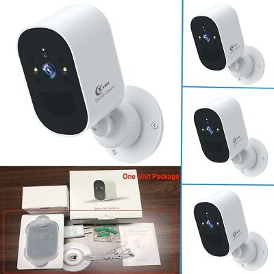 #ad 4PK Wireless Battery Camera 4MP Outdoor WiFi Security Camera System SmartCam