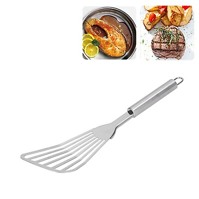 #ad Fish Spatula Big Size Spatula Stainless Steel Kitchen Cooking Tools Stainless