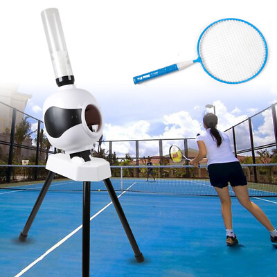 #ad Automatic Badminton Shuttlecock Machine Launcher Badmintonshooting Machine New $63.65