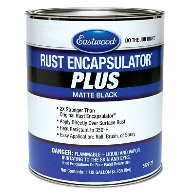 #ad Eastwood Matte Black Rust Encapsulator Plus 1 Gallon Long Lasting Heat Resistant