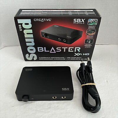 #ad Creative Labs Sound Blaster X Fi USB Sound Card with Box