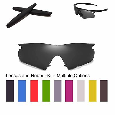 #ad Walleva Lenses and Earsocks for Oakley M Frame Hybrid Multiple Options