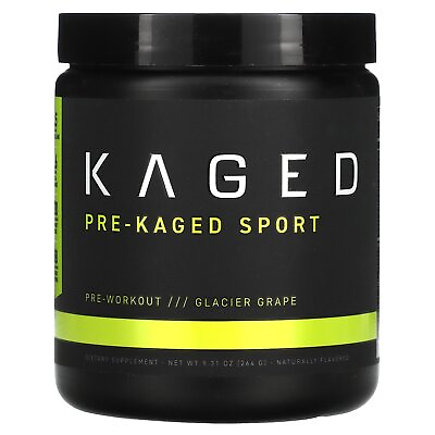 #ad PRE KAGED Sport Pre Workout Glacier Grape 9.31 oz 264 g