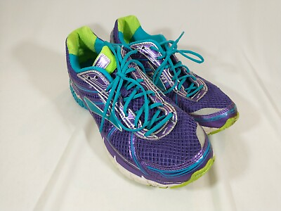 #ad Women#x27;s Brooks Adrenaline GTS Size 7 Medium Purple Teal Green Athletic Sneaker