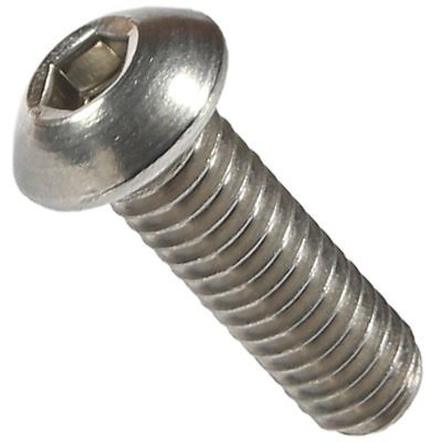 #ad 10 24 Button Head Socket Cap Screws Allen Hex Drive Stainless Steel 18 8