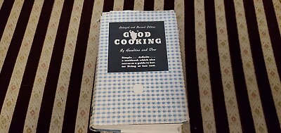 #ad Cook Book 1936 With Dust Cover