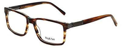 #ad Bigamp;Tall 14 by Vivid Designer Eyeglass Frame Demi Tortoise Brown 58 mm DEMO LENS