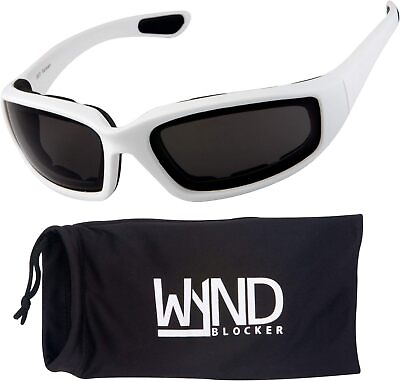 #ad WYND Blocker Polarized Motorcycle amp; Fishing Floating Sports Wrap Sunglasses Bla