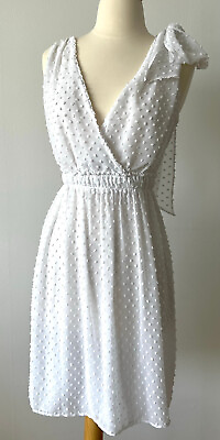 #ad Claudie Pierlot white summer dress Size M New never worn $150.00