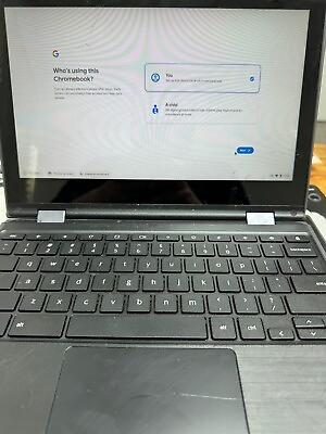 #ad Lenovo 300e Chromebook 2nd Gen 2 in 1 Touch N4020 4GB 32gb SSD *SEE PHOTOS*