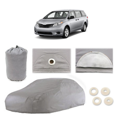 #ad Fits Toyota Sienna 5 Layer Car Cover Fitted Outdoor Water Proof Rain Snow Sun