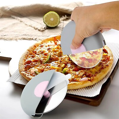 #ad Washable Pizza Stainless Steel Knife Household Creative round Roller