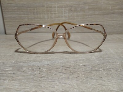 #ad Silhouette SPX M1849 20 Eyeglasses Sunglasses Frames Speckled Geometric Brown