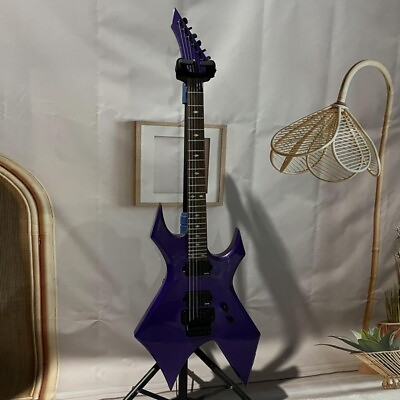 #ad Purple Warlock Extreme Electric Guitar Solid Body Rosewood Fretboard 24 Frets