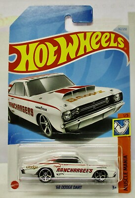#ad 2024 HOT WHEELS * H CASE * ’68 DODGE DART RAMCHARGER MUSCLE MANIA 1 5