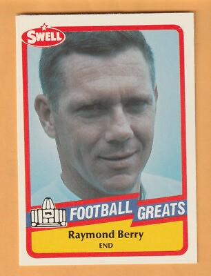 #ad Raymond Berry Baltimore Colts 1989 Swell Greats #91 SMU Mustangs 10Z