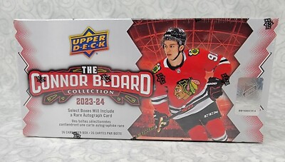 #ad 2023 24 Upper Deck Connor Bedard Collection Box Set 26 Cards Factory Sealed