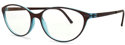 #ad Silhouette Eyeglasses SPX 1578 75 5040 Burgundy Aqua Cat Eye 130 RARE $325