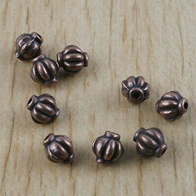 #ad 50pcs copper tone spacer beads h2909