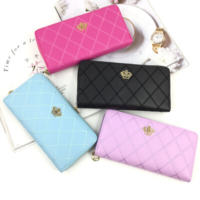 #ad Hot Sale Womens Leather Clutch Wallet Zip Long Purse Card Holder Case Handbag