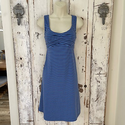 #ad Alpine Design Dress Size Small Blue Navy Stripe Casual Athletic Exercise Leisure