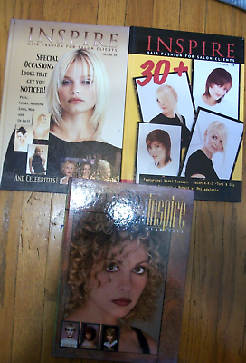 #ad Inspire Salon Client Hair Fashion Book Lot Voulume 34 38 39