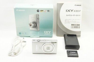#ad quot;MINTquot; Canon IXY 430F 16.1MP Compact Digital Camera Silver w Box #240120v