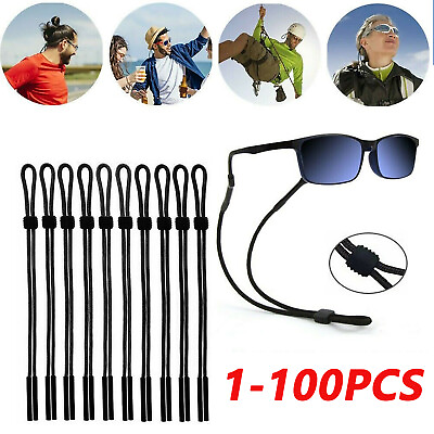 #ad Glasses Strap Neck Cord Sports Eyeglasses Band Sunglasses Rope String Holder LOT