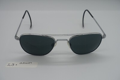 #ad #23 Randolph Aviator Sunglasses Curve temples 52mm