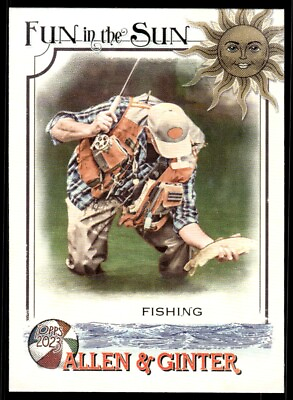 #ad Fishing 2023 Topps Allen amp; Ginter Insert Card #FITS 5 Fun in the Sun