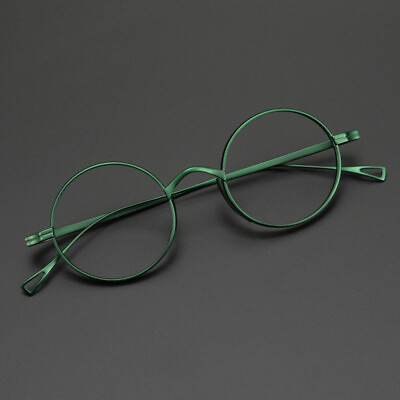#ad Round Titanium Frames Metal Glasses Eyeglasses Light Retro Vintage John Lennon
