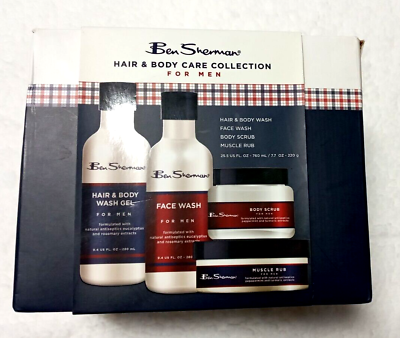 #ad Ben sherman hair amp; body care collection for men gift set