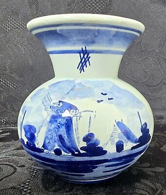 #ad Vintage delft blue hand painted holland 300