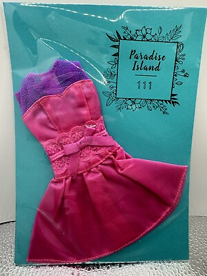 #ad Barbie Doll Fashion Clothes Clothing Fashion Pink Purple Lace Dress