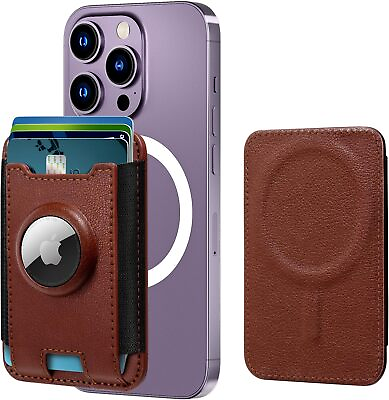 #ad Magnetic Card Wallet Design for iPhone 14 13 12 Premium Leather Magnetic Holder $41.98