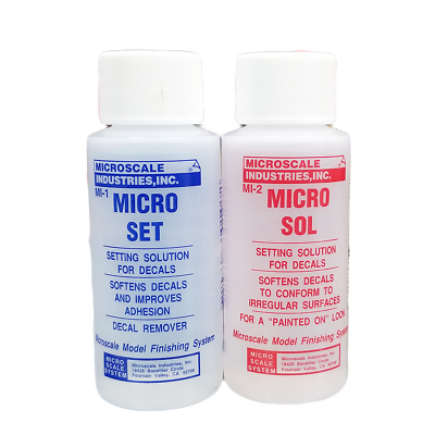 #ad Microscale Micro Set Micro Sol Decal Setting Solution Set MI 1 MI 2 US
