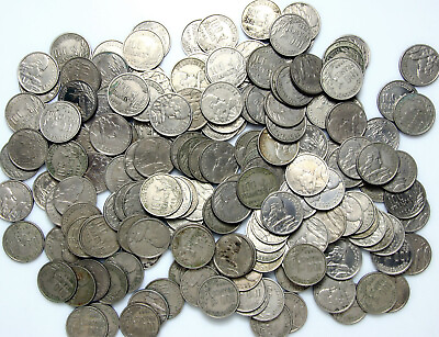 #ad France Set of 50 Coins 100 Francs 1954 1955 Robert Cochet Bundle LOT