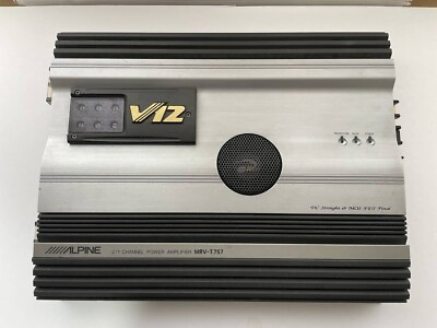 #ad Alpine MRV T757 V12 Old School Amp MAX750W output Confirmed Operation Free Ship