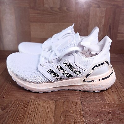 #ad Adidas Women#x27;s UltraBoost 20 quot;Glam Pack White Pink Tintquot; FW5721 Size 5.5