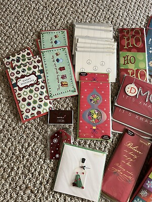 #ad $500 Retail Papyrus Greeting Card Lot 72 Christmas Xmas Cards 26 Assorted