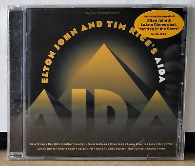 #ad ELTON JOHN AND TIM RICE#x27;S AIDA Soundtrack US ISLAND ROCKET US SEALED CD